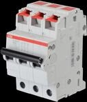 ABB S203S-B10 - Leitungsschutzschalter, Char. B, 10 A, 3 polig