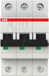 ABB S203-B63 - Leitungsschutzschalter, Char. B, 63 A, 3 polig