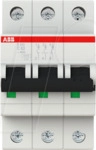 ABB S203-C63 - Leitungsschutzschalter, Char. C, 63 A, 3 polig