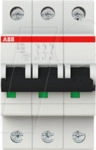 ABB S203-B50 - Leitungsschutzschalter, Char. B, 50 A, 3 polig
