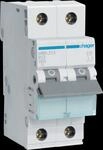HAGER MBN213 - Leitungsschutzschalter, 2 polig, 6kA, B-Charakteristik, 13A, 2TE