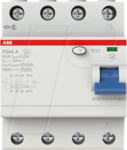 ABB F204A-6330 - Fehlerstromschutz-Schalter, Typ A, 63 A, 300 mA, 4 polig