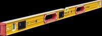 STABILA 17393 - Wasserwaage, Balkenwasserwaage, Type 196-2 LED, 1220 mm