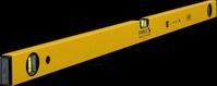 STABILA 14189 - Wasserwaage mit 2 Vertikal-Libellen, Type 70-2, 1000 mm