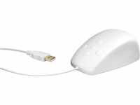 KEYSONIC 60192 - Maus (Mouse), Kabel, USB, IP68, weiß