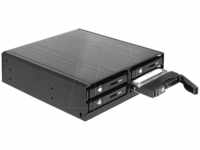 DELOCK 47220 - 5.25er Wechselrahmen für 4 x 2.5er SATA HDD/SSD