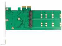 DELOCK 89588 - Konverter PCIe Karte > 4 x M.2 Key B Low Profile