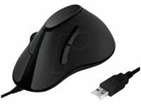 LOGILINK ID0158 - Maus (Mouse), Kabel, USB, ergonomisch, schwarz