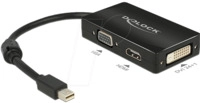 DELOCK 62631 - DisplayPort Adapter, Mini DP Stecker auf VGA/ HDMI/ DVI