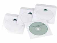 CD-SCHUTZ 50WS - CD/DVD Papierhüllen, 50er Pack, weiß