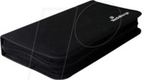 MR BOX51 - Archivierungsmappe f&uuml;r 48 Discs, Nylon, schwarz