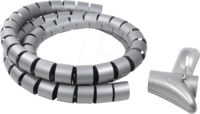 LL-SPIRAL 1500 - Spiralschlauch + Werkzeug, 1500x25mm, grau