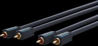CLICK 70377 - Cinch Kabel, 2x Cinch Stecker, 1,0 m