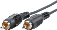 VALUE 11994332 - Cinch Kabel, simplex Stecker / Stecker, 2,5 m