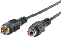 VALUE 11994329 - Cinch Kabel, simplex Stecker / Buchse, 10 m