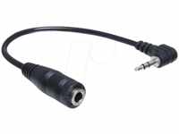DELOCK 65397 - Audio Kabel, 2,5 mm Klinkenstecker auf 3,5 mm Kupplung, 0,14 m