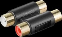 GOOBAY 12419 - Cinch Zweifach-Adapter 2x Buchse zu 2x Buchse