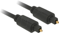 DELOCK 82888 - Toslink Kabel, Toslink Stecker, 2 m