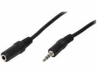 LOGILINK CA1056, LOGILINK CA1056 - Audio Kabel, 3,5 mm 3-Pin Klinkenstecker auf