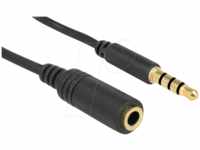 DELOCK 84667 - Audio Kabel, 3,5 mm Klinkenstecker auf Kupplung, IPhone, 2 m