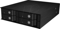ICY IB-2240SSK - Wechselrahmen 5.25 f&uuml;r 4x 2.5 SAS/SATA