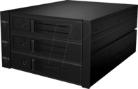ICY IB-563SSK - Wechselrahmen 2x 5.25 f&uuml;r 3x 3.5 SAS/SATA