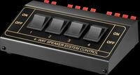 GOOBAY 11934 - Lautsprecher Umschaltbox, 4-fach