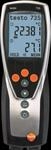 TESTO 0563 7352 - Digital-Thermometer testo 735-2, -200 bis +800 &deg;C. Pt100, 3 Kan&auml;