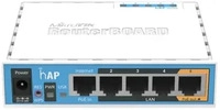 MIKROTIK RB951UI-2ND, MIKROTIK MTK HAP - hAP 2,4 GHz AP, 802.11b/g/n, 5x LAN, USB