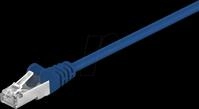 GOOBAY 68615 - Cat.5e F/UTP Patchkabel CCA blau 0,25 m