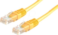 VALUE 21991522 - Patchkabel Cat.6, UTP, gelb, 0,5 m