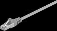GOOBAY 50127 - 1 m Cat.5e F/UTP-Netzwerkkabel, grau, RJ45