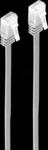 SHVP SP711-SL - Cat.6 Flachkabel U/UTP, slim, grau, 1 m