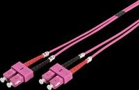 DIGI DK2522-01-4 - LWL Patchkabel, SC Duplex, OM4, 50/125 &micro;m, 1 m
