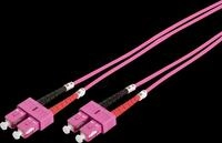 DIGI DK2522-02-4 - LWL Patchkabel, SC Duplex, OM4, 50/125 &micro;m, 2 m
