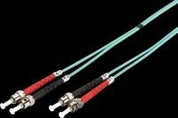 DIGI DK2511-01-3 - LWL Patchkabel, ST Duplex, OM3, 50/125 &micro;m, 1 m