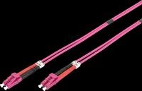 DIGITUS 2533054 - LWL Patchkabel, OM4, LC / LC, Duplex, violett, 5 m