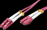 VALUE 21998751 - LWL Patchkabel, LC Duplex, OM4, 50/125 &micro;m, violett, 1 m