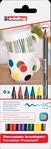 EDDING 4200/6S - Porzellanpinselstift, Farbkombination "family", 6er Pack