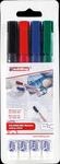 EDDING 8400/4S - CD-Marker, 4-farbig sortiert, 0,5 - 1,0mm
