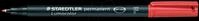 STAEDTLER 318RT - Permanent-Universalstift F, 0,6 mm, rot
