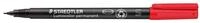 STAEDTLER 313RT - Permanent-Universalstift S, 0,4 mm, rot