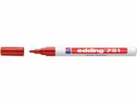 EDDING 751RT - Lack Marker, 1,0 - 2,0 mm, rot