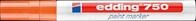EDDING 750OR - Lack Marker, 2,0 - 4,0 mm, orange