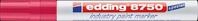 EDDING 8750RT - Industrie Lack Marker, 2,0-4,0 mm, rot