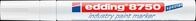 EDDING 8750WS - Industrie Lack Marker, 2,0-4,0 mm, wei&szlig;
