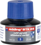 EDDING BTK25003 - Nachf&uuml;lltinte, Whiteboardmarker, BTK 25, blau