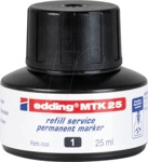 EDDING MTK25001 - Nachf&uuml;lltinte, Permanentmarker, MTK 25, schwarz