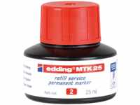 EDDING MTK25002 - Nachfülltinte, Permanentmarker, MTK 25, rot