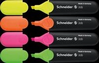 MARKER 150X4 - 4-er Set Textmarker, orange/gelb/gr&uuml;n/rose